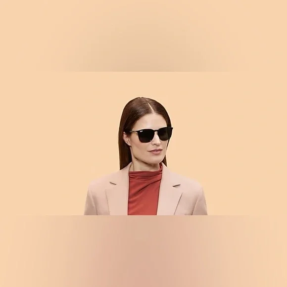 LIKE NEW Ray-Ban Navy and Peach Evolve Sunglasses LIKE NEW Ray-Ban Navy and Peach Evolve Sunglasses main image 3